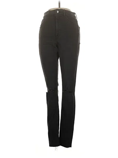 Pre-owned H&m Jeggings In Black