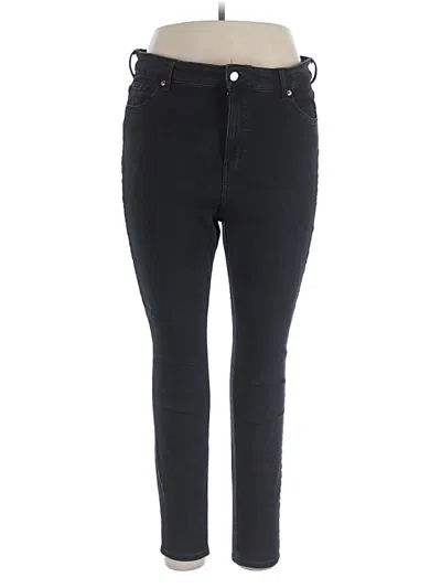 Pre-owned H&m Jeggings In Black