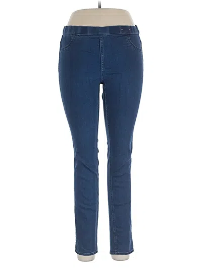 Pre-owned H&m Jeggings In Blue