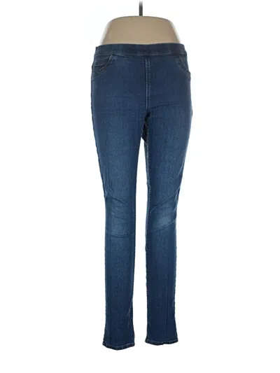 Pre-owned H&m Jeggings In Blue