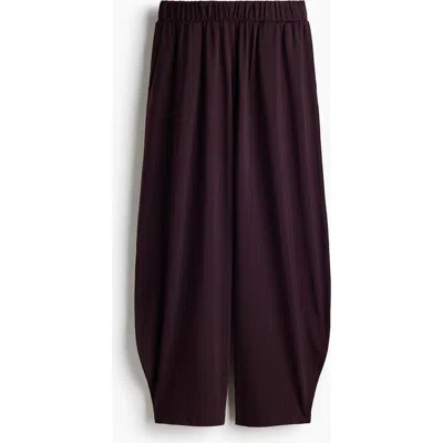 H&m Jersey Balloon-leg Pants In Purple