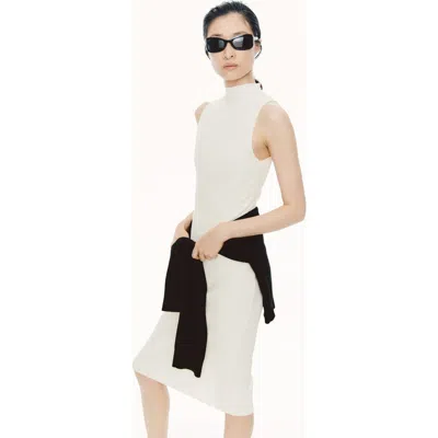 H&m Jersey Pencil Skirt In White
