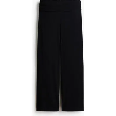 H&m Jersey Trousers In Black