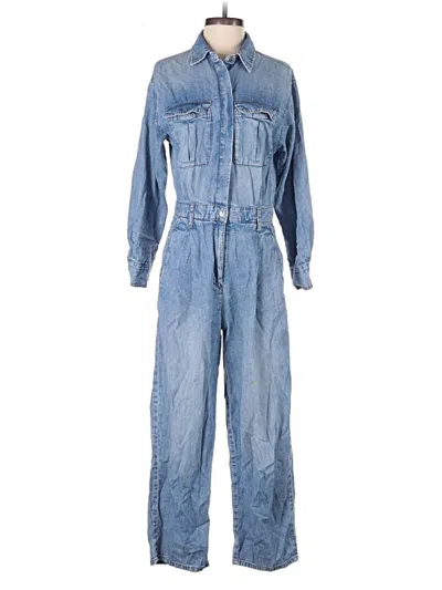 Pre-owned H&m Jumpsuit In Blue