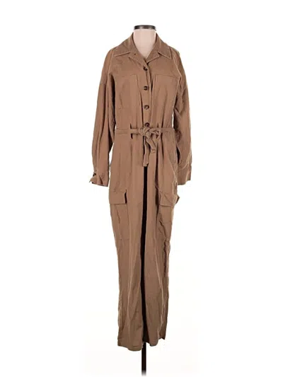Pre-owned H&m Jumpsuit In Brown