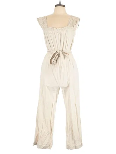 Pre-owned H&m Jumpsuit In Ivory