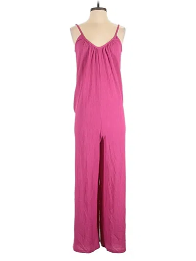 Pre-owned H&m Jumpsuit In Pink