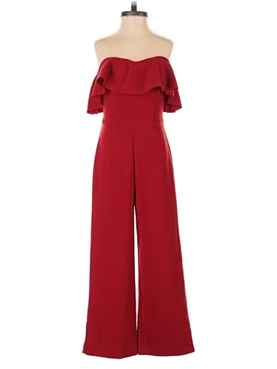 Pre-owned H&m Jumpsuit In Red