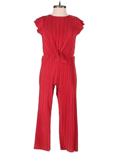 Pre-owned H&m Jumpsuit In Red