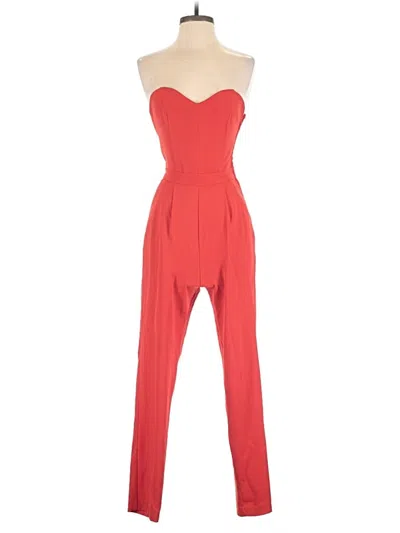 Pre-owned H&m Jumpsuit In Red