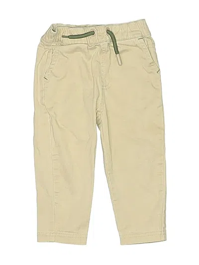 Pre-owned H&m Kids' Khaki Pant In Brown