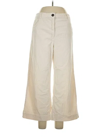Pre-owned H&m Khaki Pant In Ivory