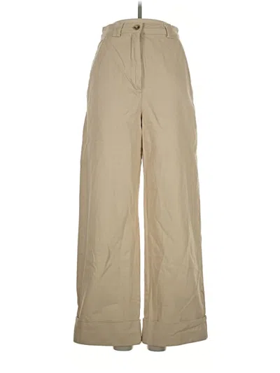 Pre-owned H&m Khaki Pant In Tan