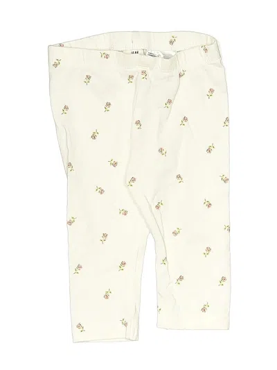Pre-owned H&m Babies' Khaki Pant In White