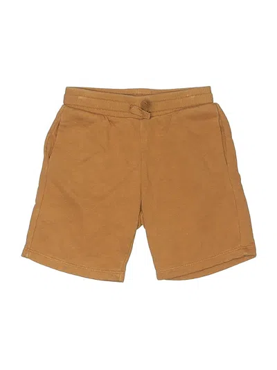 Pre-owned H&m Kids' Khaki Shorts In Brown
