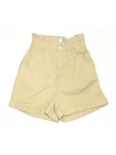 Pre-owned H&m Khaki Shorts In Brown