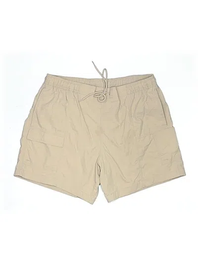 Pre-owned H&m Khaki Shorts In Brown