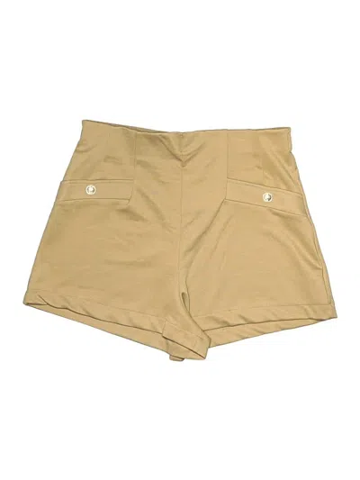 H&m Khaki Shorts In Brown