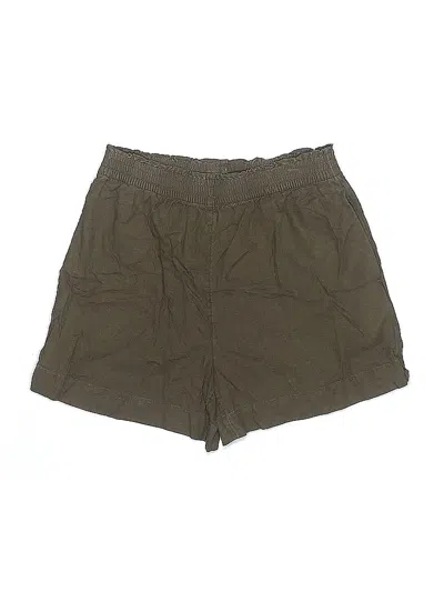 Pre-owned H&m Khaki Shorts In Green