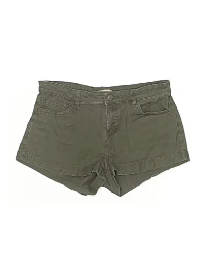 Pre-owned H&m Khaki Shorts In Green