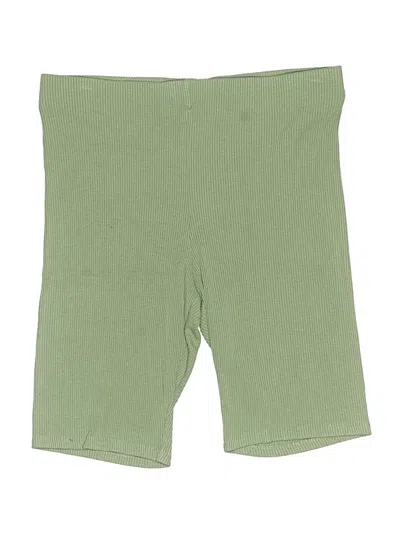Pre-owned H&m Khaki Shorts In Green