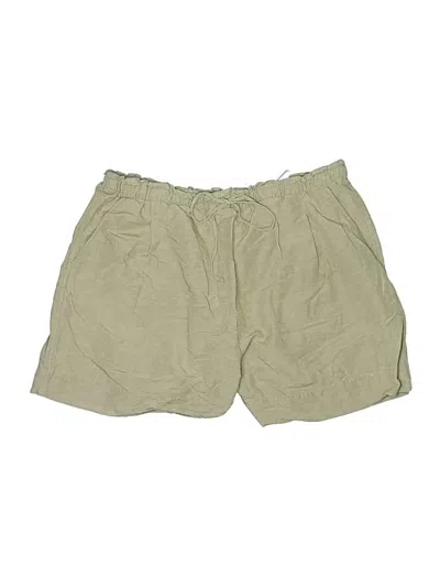 Pre-owned H&m Khaki Shorts In Green
