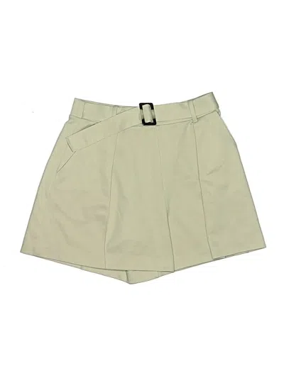 Pre-owned H&m Khaki Shorts In Ivory