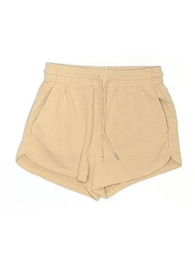 Pre-owned H&m Khaki Shorts In Tan