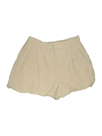 Pre-owned H&m Khaki Shorts In Tan
