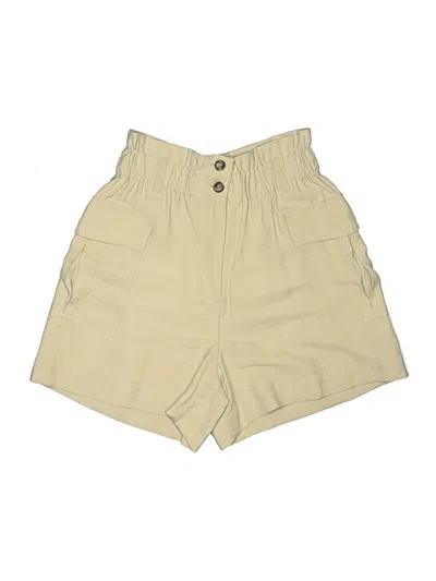 Pre-owned H&m Khaki Shorts In Tan
