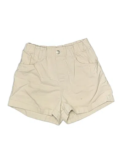 Pre-owned H&m Khaki Shorts In Tan