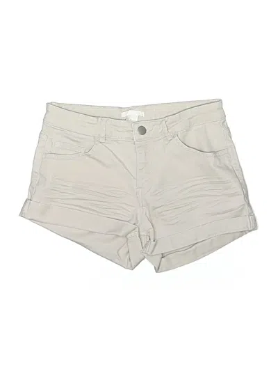 Pre-owned H&m Khaki Shorts In White