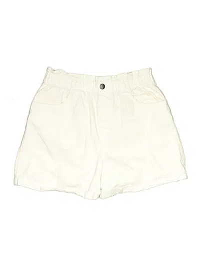 Pre-owned H&m Khaki Shorts In White