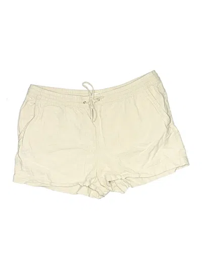 Pre-owned H&m Khaki Shorts In White