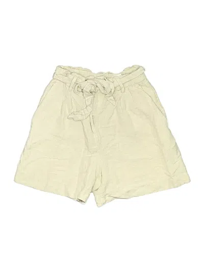 Pre-owned H&m Khaki Shorts In White