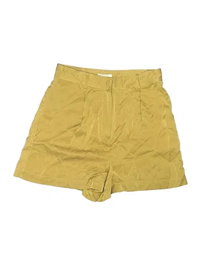 Pre-owned H&m Khaki Shorts In Yellow