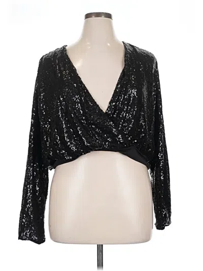 Pre-owned H&m Kimono In Black