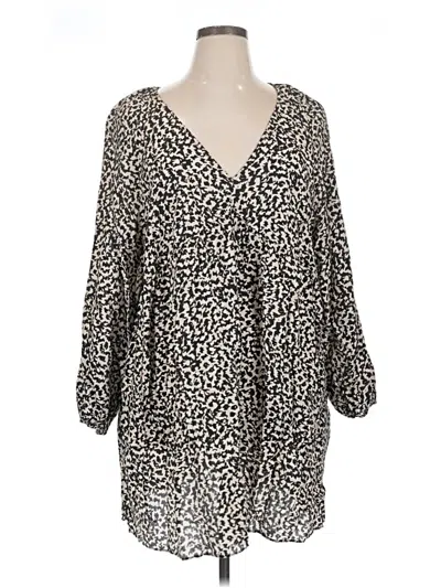 Pre-owned H&m Kimono In Black