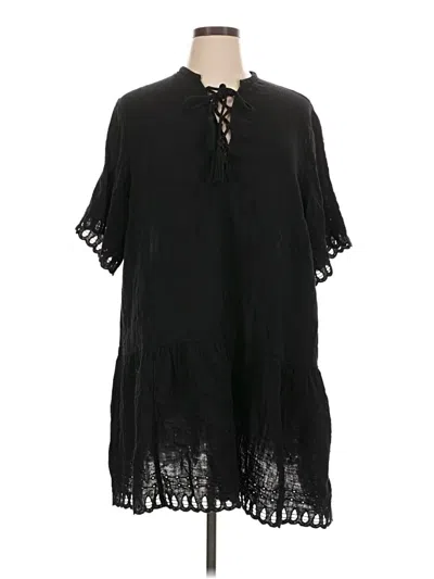 Pre-owned H&m Kimono In Black