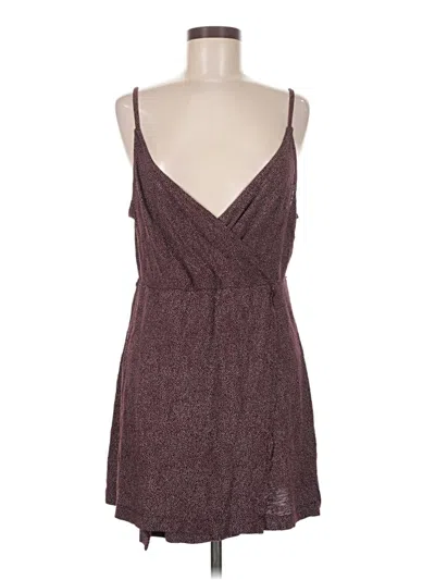 Pre-owned H&m Kimono In Burgundy