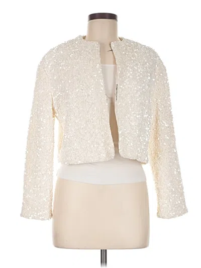 Pre-owned H&m Kimono In Ivory