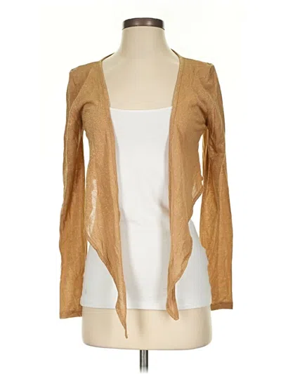 Pre-owned H&m Kimono In Tan