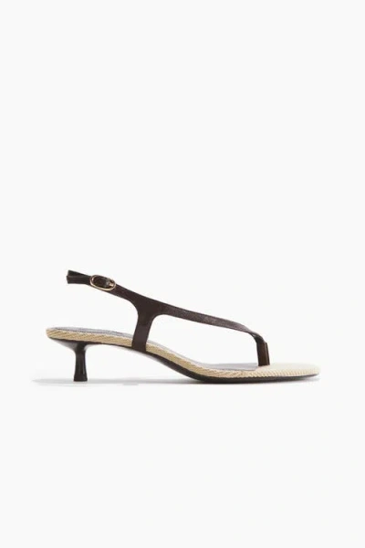 H&m Kitten-heeled Sandals In Multi