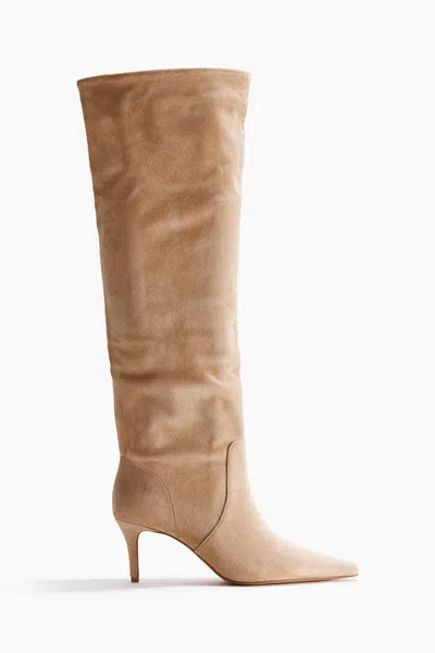 H&m Knee-high Boots In Brown