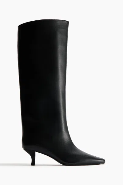 H&m Knee-high Boots In Black