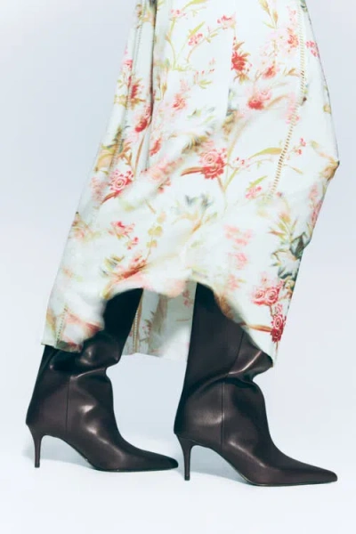 H&m Knee-high Boots In Brown