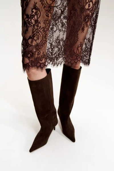 H&m Knee-high Boots In Brown
