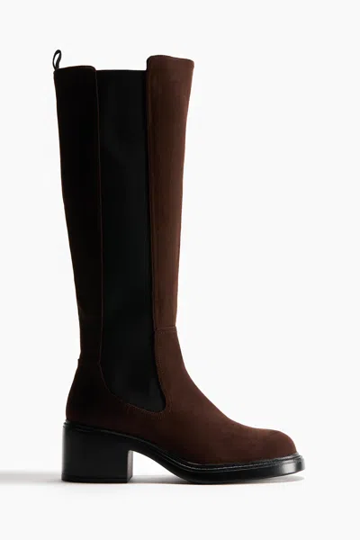 H&m Knee-high Boots In Brown