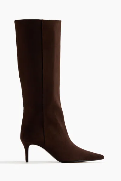 H&m Knee-high Boots In Brown