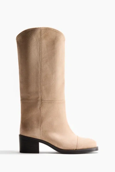 H&m Knee-high Boots In Brown